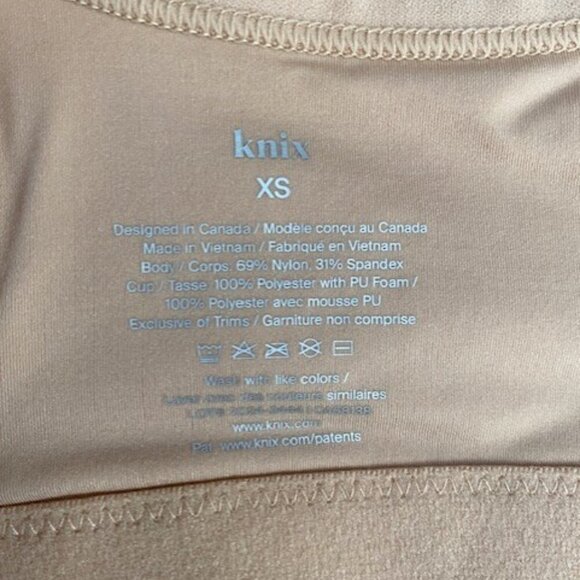 NWT KNIX One & Only Scoop Bra Warm Sand/Tan Size XS - Picture 6 of 7